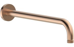 Aura 320mm Round Shower Arm - Brushed Bronze